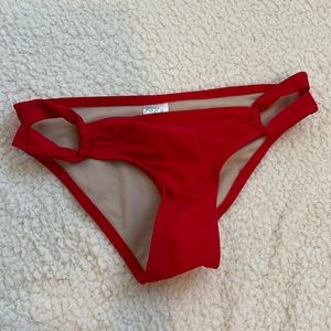 red Bikini bottoms